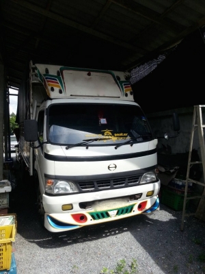 รถฮีโน่  6  ล้อ ทูโถ้ รั้ว  130 แรงม้า. ปี 47  สนใจติดต่อ  081 - 6079515