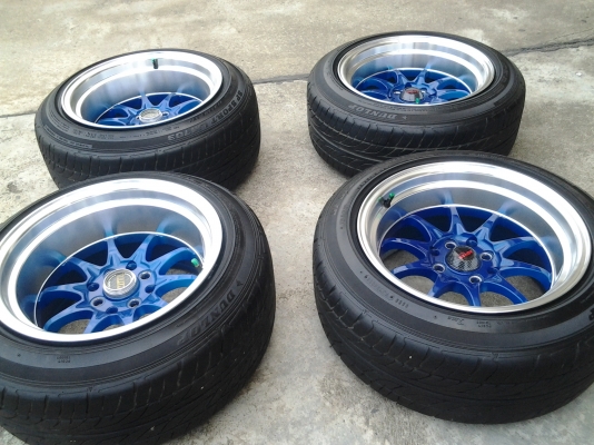 CE28 ขอบ15 หน้า8 หลัง9 พร้อมยาง CE28 ขอบ15 หน้า8 หลัง9 พร้อมยาง