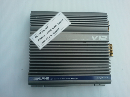 แอมป์ 4 แชแนล Alpine V12 MRV-F250 มือสองญี่ปุ่น
