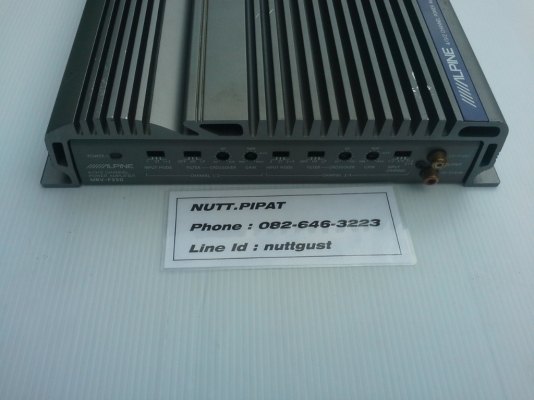 แอมป์ 4 แชแนล Alpine V12 MRV-F250 มือสองญี่ปุ่น แอมป์ 4 แชแนล Alpine V12 MRV-F250 มือสองญี่ปุ่น