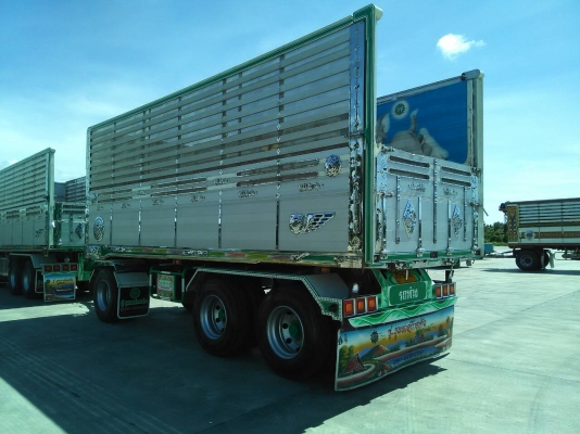 ขายดาวน์รถ 24 ล้อพ่วงแม่ลูกดัมพ์  HINO MEGA 344 แรงม้า ลูกพ่วง 3 เพลาคอกเกษตร ขายดาวน์ 1100000