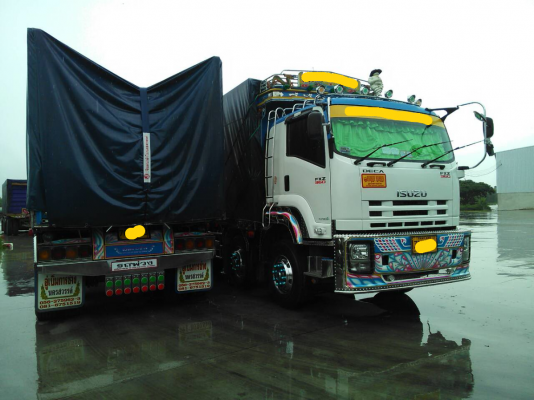 ขายดาวน์รถ 24 ล้อพ่วงแม่ลูกดัมพ์ ISUZU DECA 360 แรงม้า ลูกพ่วง 3 คานคอกเกษตรอู่เบิ้มนครสวรรค์ ขายดาวน์ 1100000