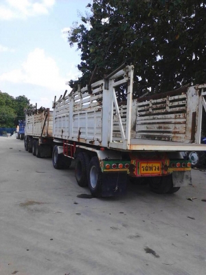 ขายรถสิบล้อ hino mega fm 260 พ่วงแม่ลูก ดั้มเหล็กอู่ เสรีชัย ปี 48 ราคาต่อรองได