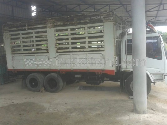 รถบรรทุก 10 ล้อรั้วเหล็ก ISUZU FVM 230 EURO 2 195 แรง รถบรรทุก 10 ล้อรั้วเหล็ก ISUZU FVM 230 EURO 2 195 แรง
