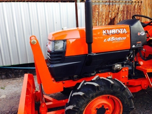 คูโบต้า L4508DI 4 WD ใบมีดดันหน้าใหม่รถสภาพดีมากครับ