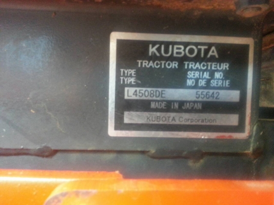 คูโบต้า L4508DI 4 WD ใบมีดดันหน้าใหม่รถสภาพดีมากครับ