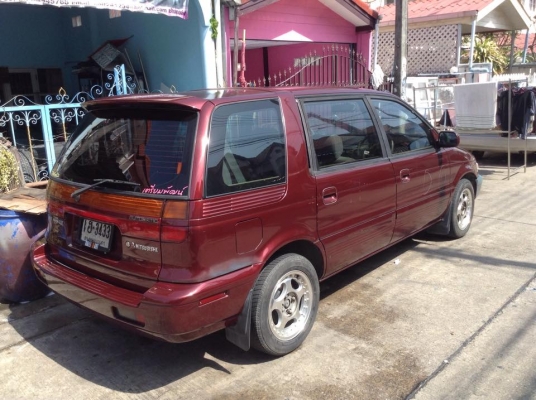 ขายครับ mitsubishi. Spacwagon. ตัวแรก ปี 93 ออโต้ แกส เครื่องดี แอรหนาว ช่วงล่างได้ วิ่งไกล สบาย ประหยัดสุดๆ 7ที่นั่งเบาะพับได้ ไฟฟ้าครบๆ แม๊ก4 ล้อ สีดี ภายในสวย. พร้อมใช้ ราคาแสนถูก แค่ 89000 085-359-4089 กอล์ฟครับ ดูรถ สายไหม วงศกร