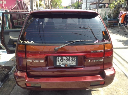 ขายครับ mitsubishi. Spacwagon. ตัวแรก ปี 93 ออโต้ แกส เครื่องดี แอรหนาว ช่วงล่างได้ วิ่งไกล สบาย ประหยัดสุดๆ 7ที่นั่งเบาะพับได้ ไฟฟ้าครบๆ แม๊ก4 ล้อ สีดี ภายในสวย. พร้อมใช้ ราคาแสนถูก แค่ 89000 085-359-4089 กอล์ฟครับ ดูรถ สายไหม วงศกร