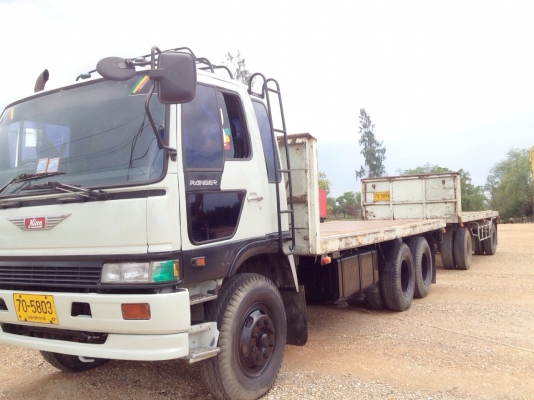 ขายหัวลากHINO พร้อมหางพื้นเรียบ 2 เพลา