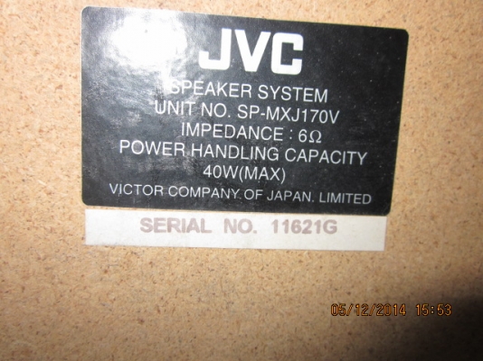 เครื่องเสียง JVC + ลำโพง 2 ข้าง สมบูรณ์ครับผม