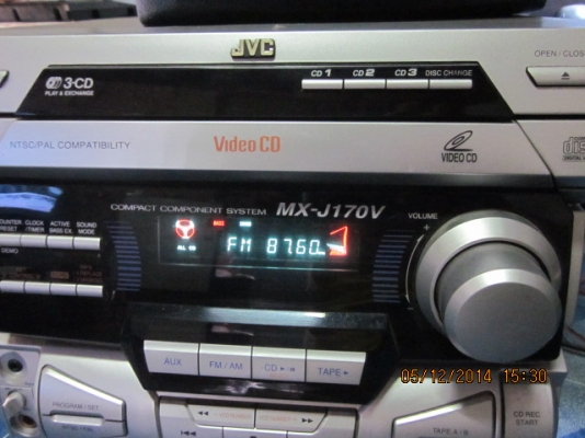 เครื่องเสียง JVC + ลำโพง 2 ข้าง สมบูรณ์ครับผม