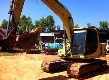 ***ขายแล้วครับขอบคุณ Truck2hand ขายแบคโฮ KOMATSU PC120-6 Japan Original S.No.46227ไฟฟ้าตัดมอเตอร์คันเร่ง เครื่องเดิม ปั้มเดิม เครื่องKOMATSU S4D95L-85HP 4สูบ เครื่องดี แรงดี แน่น ปั้มดี แรง ทำงานดี เร็ว บูมอาร์มสวยไม่ปะไม่ดาม บุ้งกี๋ดียังหนา เอวดีแน่นดี ไ