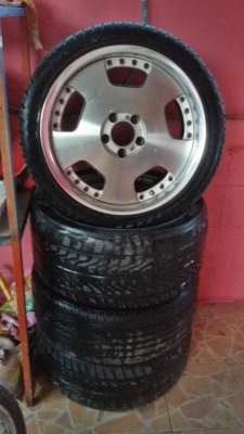 ล้อvip แท้ 2 ชิ้น ขอบ 18 หน้า 8 หลัง 9 /  5รู114