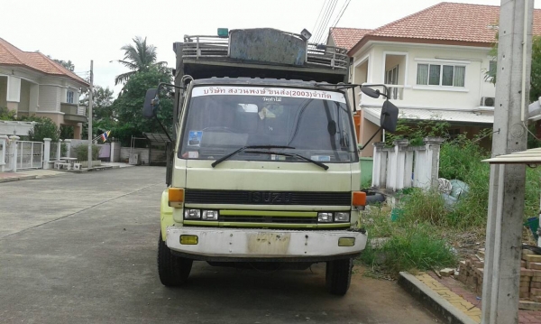 ISUZU.10ล้อร๊อคกี้-เพลาเดียว-เครื่อง6BD1-กะบะยาว7เมตร.ครัชซีสวยครับราคา.395.000.บ