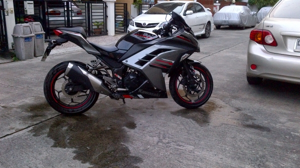ninja 250 2013 แสนถ้วน 100000 บาท