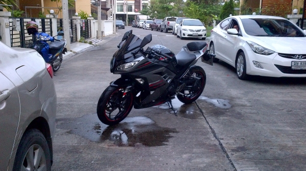 ninja 250 2013 แสนถ้วน 100000 บาท