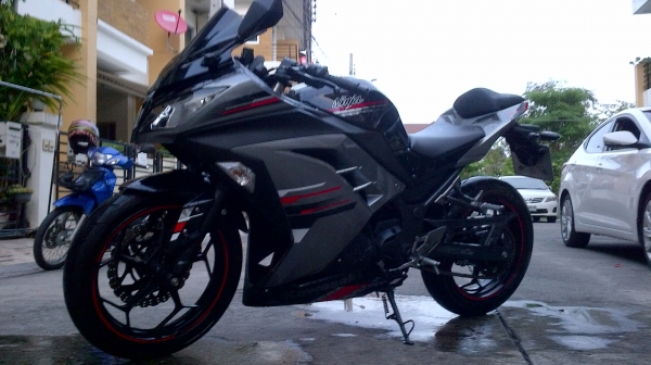 ninja 250 2013 แสนถ้วน 100000 บาท