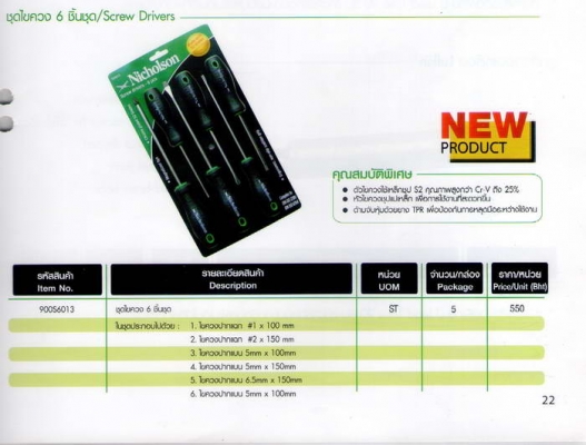 NICHOLSON ฆ้อน คีมล๊อค ตลับเมตร ไขควงชุด ถูกมากๆ