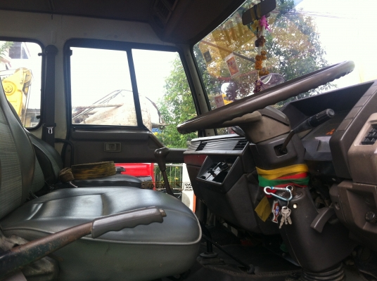 ขายรถบรรทุก 6ล้อ Mitsubishi 240 แรงม้า  พร้อมเอี้ยบเครน5  ตัน Unic