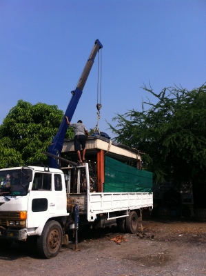 ขายรถ 6 ล้อ  HINO  ติดเอี้ยบเครน 3 ตัน    TADANO  ยาว  6.3 เมตร