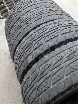 31X10.50R15 DUNLOP GRANDTREK AT3  ชุด 4 เส้น ดอกยางหนา เสมอทั้ง 4 เส้น   TEL.081-427-3941
