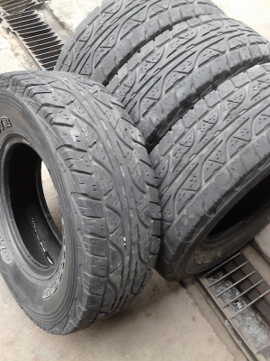 31X10.50R15 DUNLOP GRANDTREK AT3  ชุด 4 เส้น ดอกยางหนา เสมอทั้ง 4 เส้น   TEL.081-427-3941