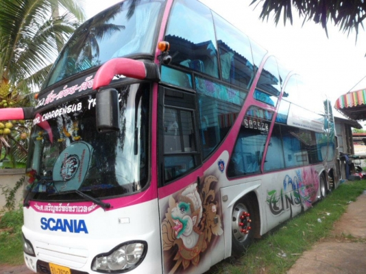 ขายรถทัวร์ 2 ชั้น 8 ล้อ ต่ออู่เชิดชัย