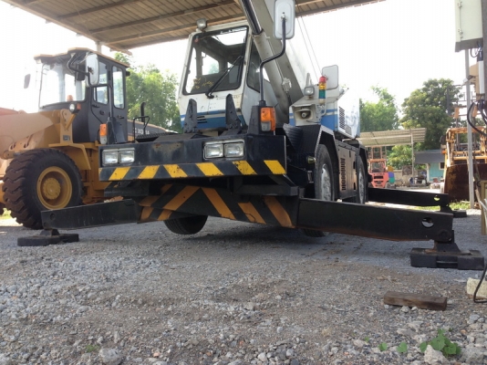 โปรโมชั่นส่งท้ายปี เครน 4ล้อ 8ตัน TADANO TR80M-1 ขาไขว้( X-Type) นำเข้าจากญี่ปุ่น 090-986-2521