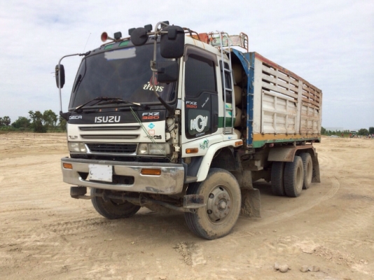 ขายสิบล้อดั้มพ่วงแม่ลูก2คานISUZU FXZ13NFYเครื่องPO9Cเกียร์อินตั้น315แรง