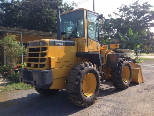 มาใหม่!!! รถตัก Komatsu WA 120-3 ซีเรียลสูง เครื่องดำรุ่นใหม่ สภาพพร้อมมาก หาที่ติไม่เจอ 090-986-2521 อ๊อบ