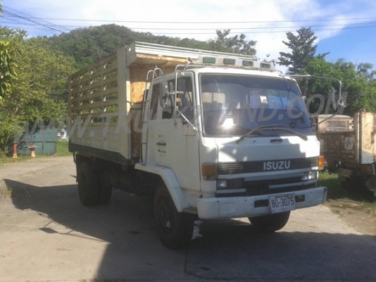 รถบรรทุก 6 ล้อดัมพ์ ISUZU ROCKY เครื่อง 6 สูบ HO7C 185 แรงม้า