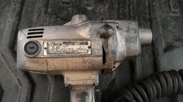 ขายสว่านรอบช้า(แท่นแม่เหล็ก) HITACHI DU-PN2 20mm. ELECTRIC DRILL.