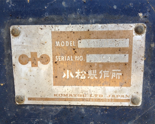 KOMATSU PC60-6
