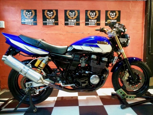 T&amp;T BIKE RAMA2 ยายด่วนๆเพียง 59500฿YAMAHA XJR400 ปี2000 โฉมนกแก้วแท้ๆ เอกสาร สำเนาทะเบียนแท้ ต่อภาษีพรบ.ได้ทุกปีไม่มีเล่มโอนไม่ได้ มีสำเนาหน้าเล่ม ภาษีหมด58