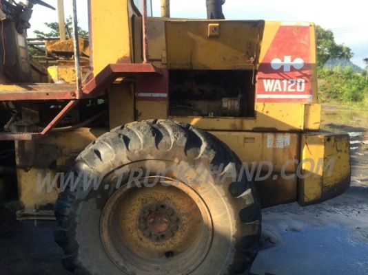 รถตัก ยี่ห้อ KOMATSU รุ่น WA 120 รุ่น 1 รถตัก ยี่ห้อ KOMATSU รุ่น WA 120 รุ่น 1