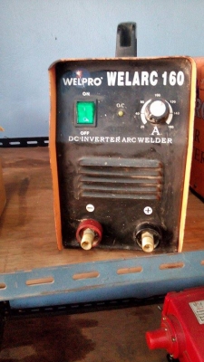 ขายตู้เชื่อม อิเวอร์เตอร์ WELPRO ARC160 มือสองครับ ขายตู้เชื่อม อิเวอร์เตอร์ WELPRO ARC160 มือสองครับ