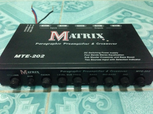 ปรีแอมป์ MATRIX มือสอง สภาพสวยเดิม แนวฟังดีมาก ขาย 1050 บาท