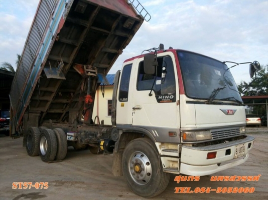 ขายด่วน รถบรรทุก 10 ล้อ HINO FM3H 195 แรง / 2 เพลา ดั้มเกษตร สภาพเดิมๆสวย มือเดียว  ราคาสุดคุ้ม