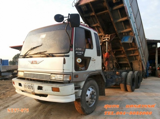 ขายด่วน รถบรรทุก 10 ล้อ HINO FM3H 195 แรง / 2 เพลา ดั้มเกษตร สภาพเดิมๆสวย มือเดียว  ราคาสุดคุ้ม