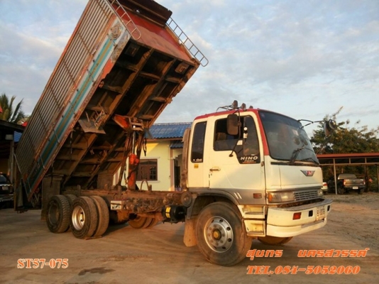 ขายด่วน รถบรรทุก 10 ล้อ HINO FM3H 195 แรง / 2 เพลา ดั้มเกษตร สภาพเดิมๆสวย มือเดียว  ราคาสุดคุ้ม