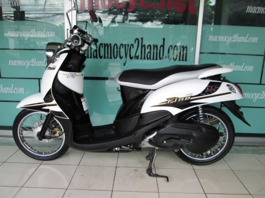 Fino สีขาวดำ ลาย PS รถเดือน มี.ค.ปี 56 ไมล์ 8 พันโล  ของแถม 2 รายการ 23900