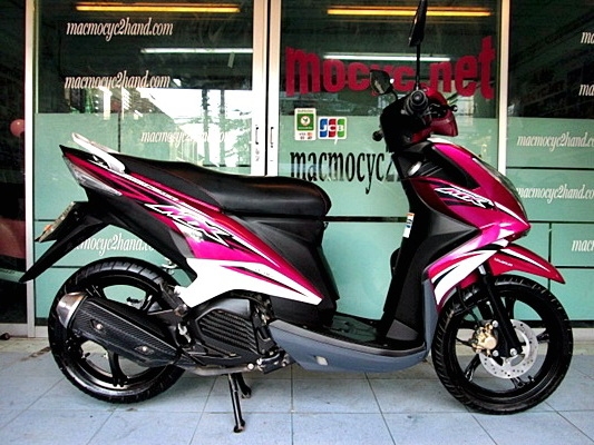 MIO 125 i MX รุ่นท๊อป ล้อแมกซ์  สีชมพู รถเดือน ตุลาคม ปี 56 ไมล์ 5 พันโล  แถม 2 รายการ 27900