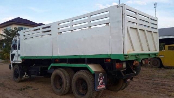 ขายรถบรรทุกสิบล้อดัมพ์ MITSUBISHI MA เครื่อง 6D16-195 แรง 10 เกียร์ เบรคใหญ่