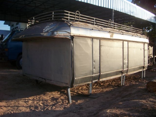 ขายหลังคาแสตนเลส+เสริมข้างไว้เก็บของหรืออุปกรณ์ ครบชุด สภาพสวยพร้อมใช้ ราคาถูก