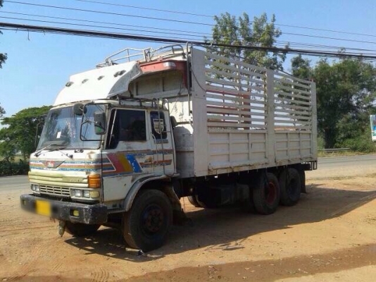 ขายรถบรรทุกสิบล้อ HINO F18 FL187LA เครื่อง HO7D-195 แรง เกียร์ HO ใหญ่ 6 เกียร์ เบรคจิฟฟี่