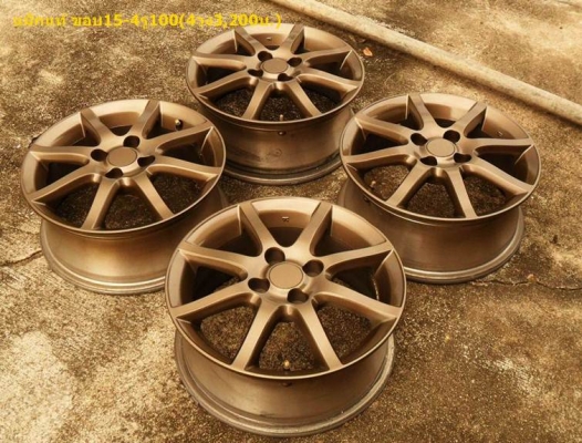 ขาย แม็กแท้ 4รู100ขอบ14(4วง2,400บ.)ไม่คดไม่ดุ้ง สีสวยT.092-9351644