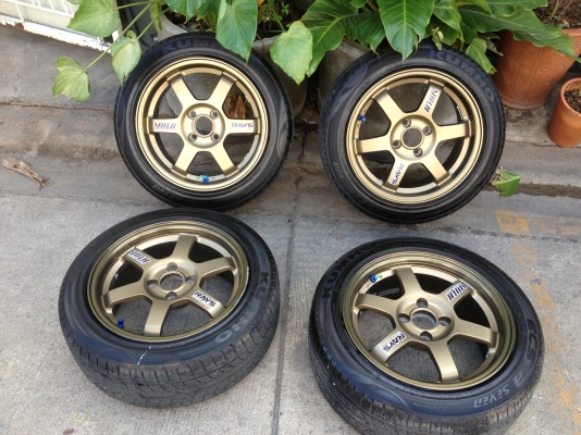 ขายล้อ te 37 พร้อมยาง 195 /50/15