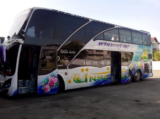 ขายรถบัสแอร์ VIP 2 ชั้น สภาพดี 1,600,000 บาท พร้อมใช้