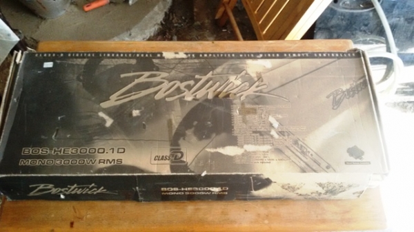 BOSTWICK HE 3000 ตัวโชว์ ไม่เคยลงรถ โล๊ะ 15,000 มีประกัน