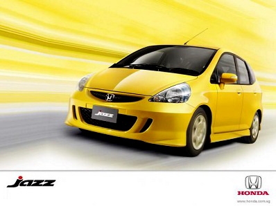 1.สปอยเลอร์หลัง HONDAJAZZเหลืองโรงงานแท้